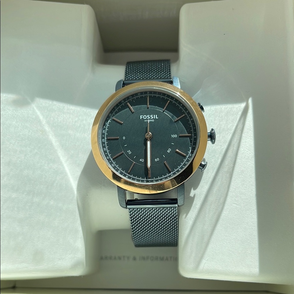 Fossil Women's Watch with Gold and Black Accents